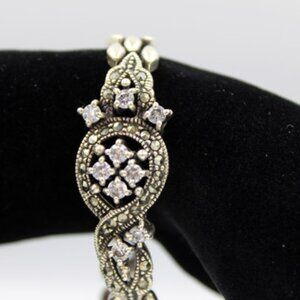 925 Marcasite Rhinestone Bracelet